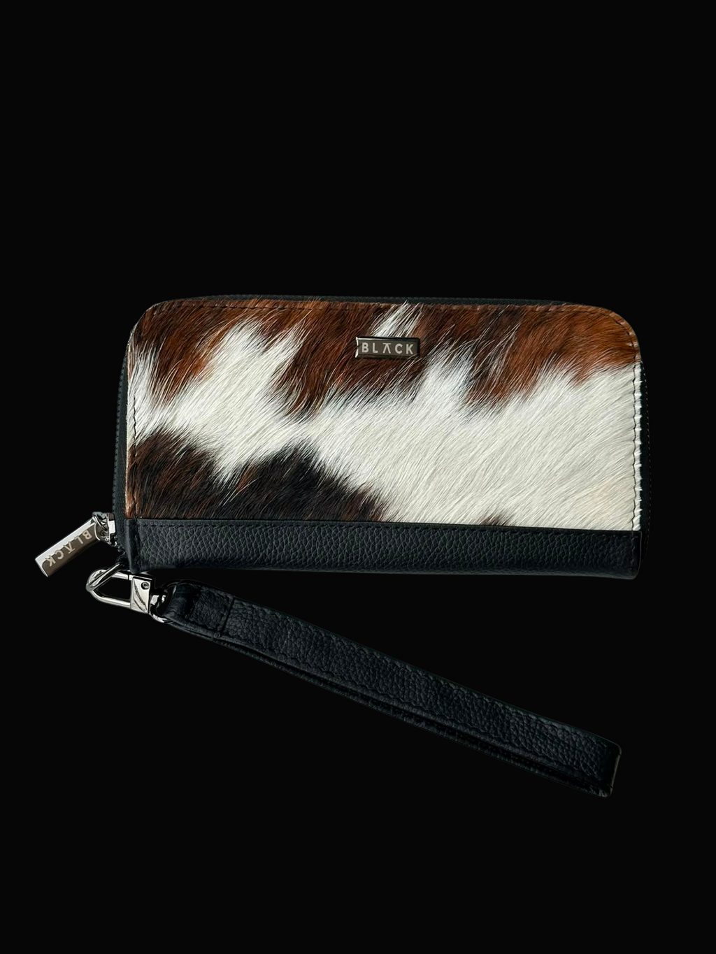 CARTERA DE MANO VACA BLACK BL#0005