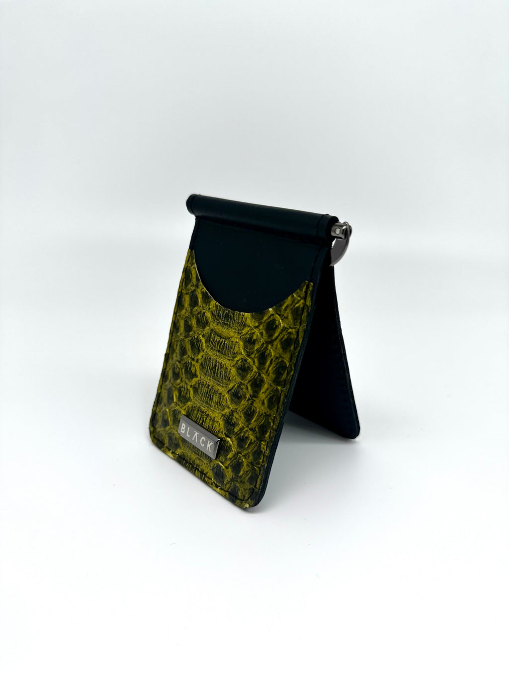 TARJETERO CON CLIP PITON VERDE