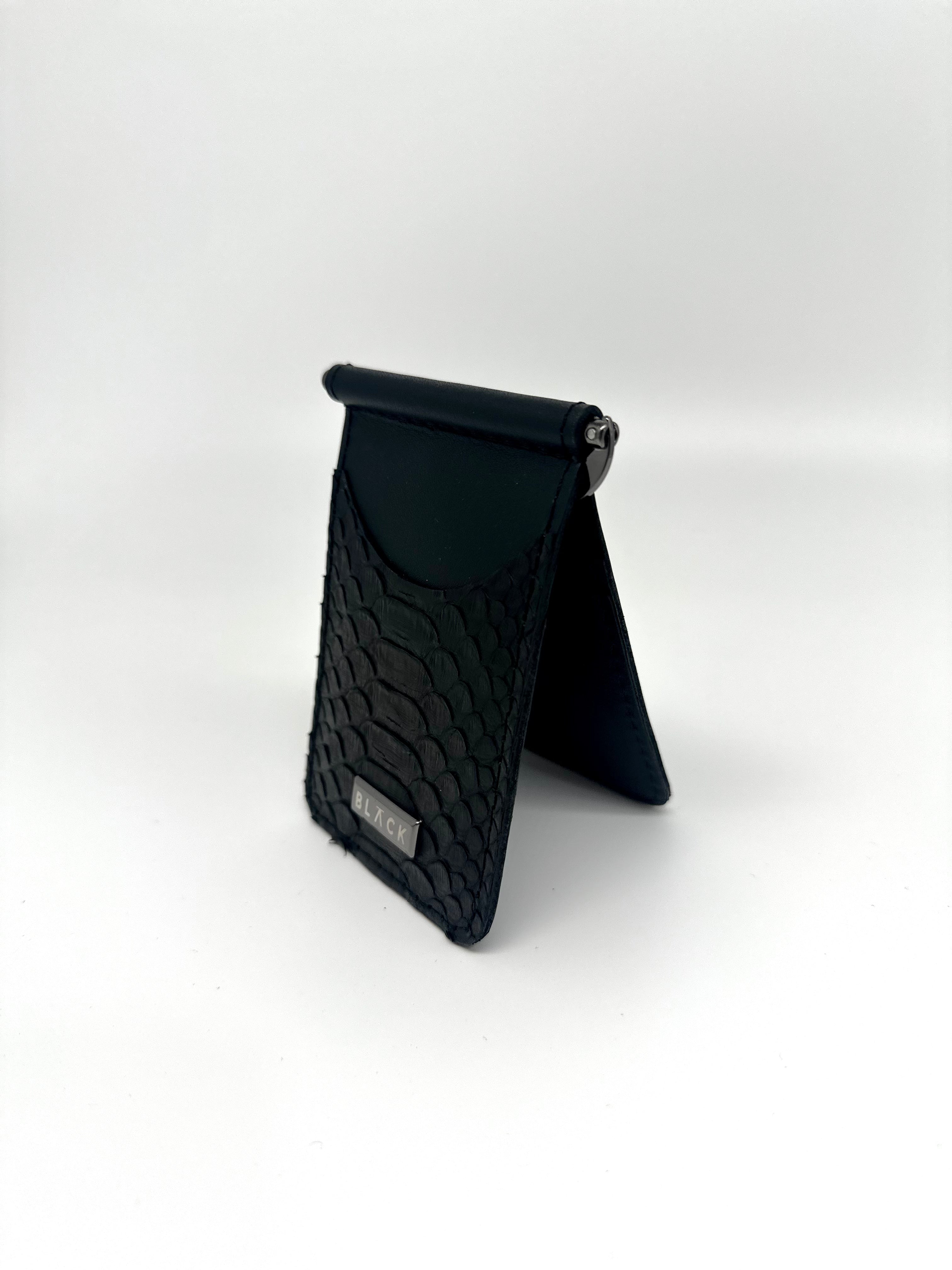 TARJETERO CON CLIP PITON BLACK