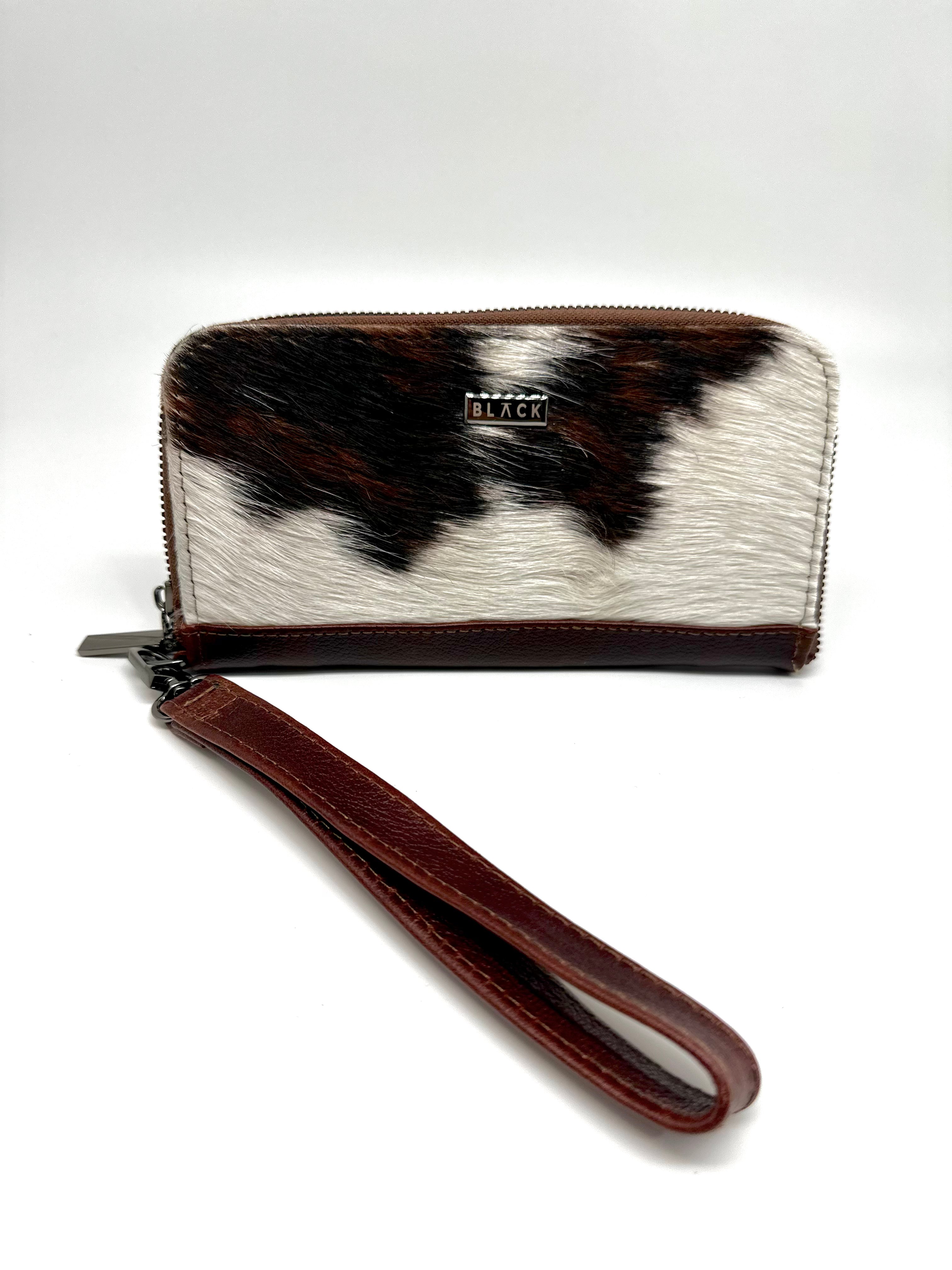 CARTERA DE MANO VACA CAFE
