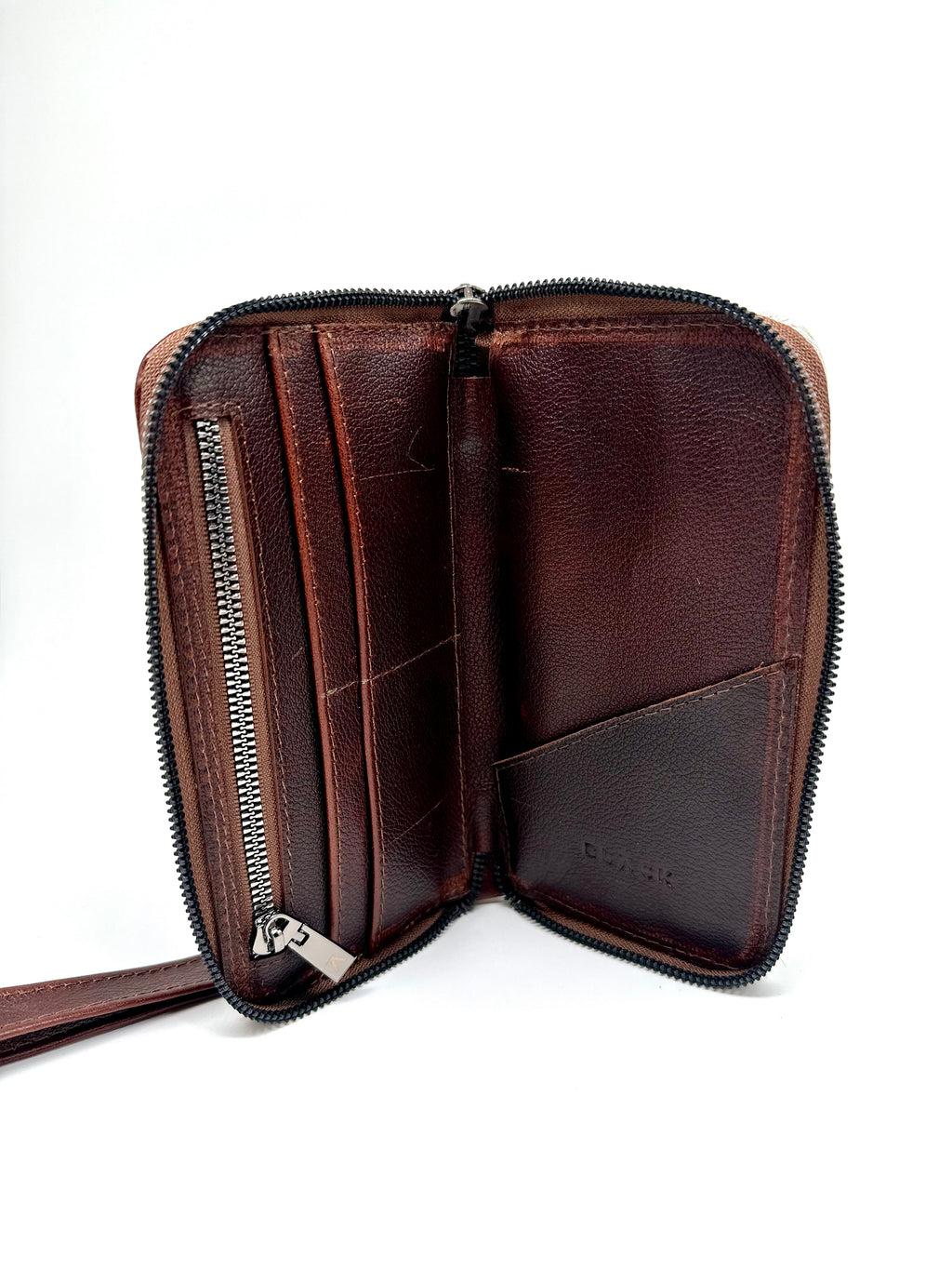 CARTERA DE MANO VACA CAFE