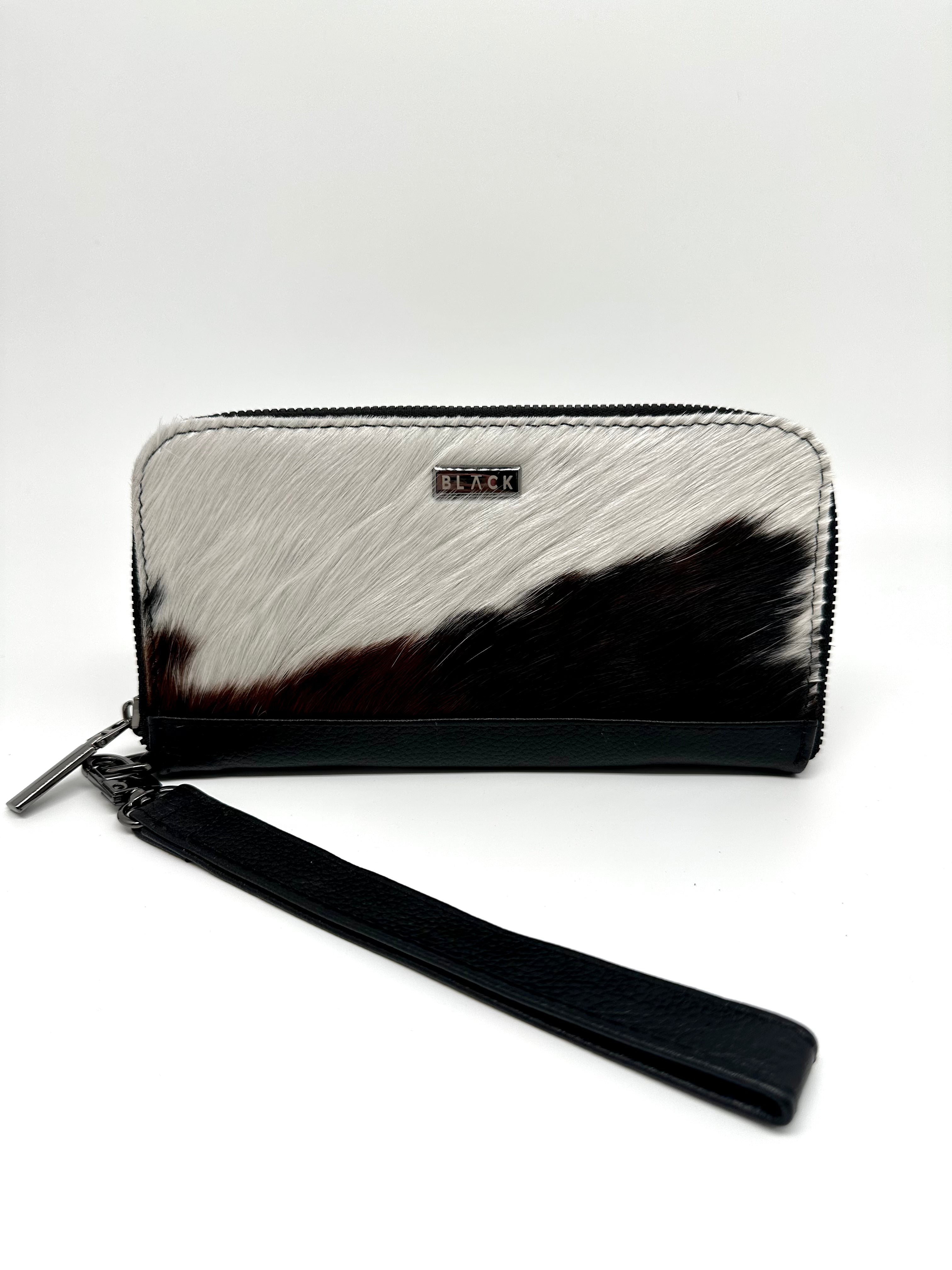 CARTERA DE MANO VACA BLACK